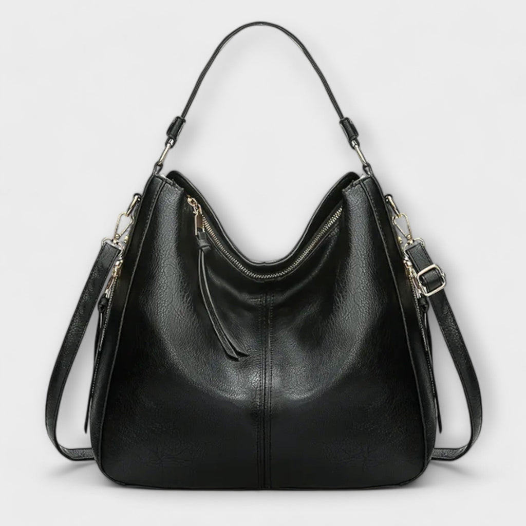 Women's Multi Zip Shoulder Bag | Large