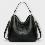 Women's Multi Zip Shoulder Bag | Large