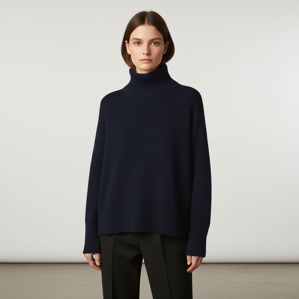 Women’s Oversized Turtleneck Sweater | Winter