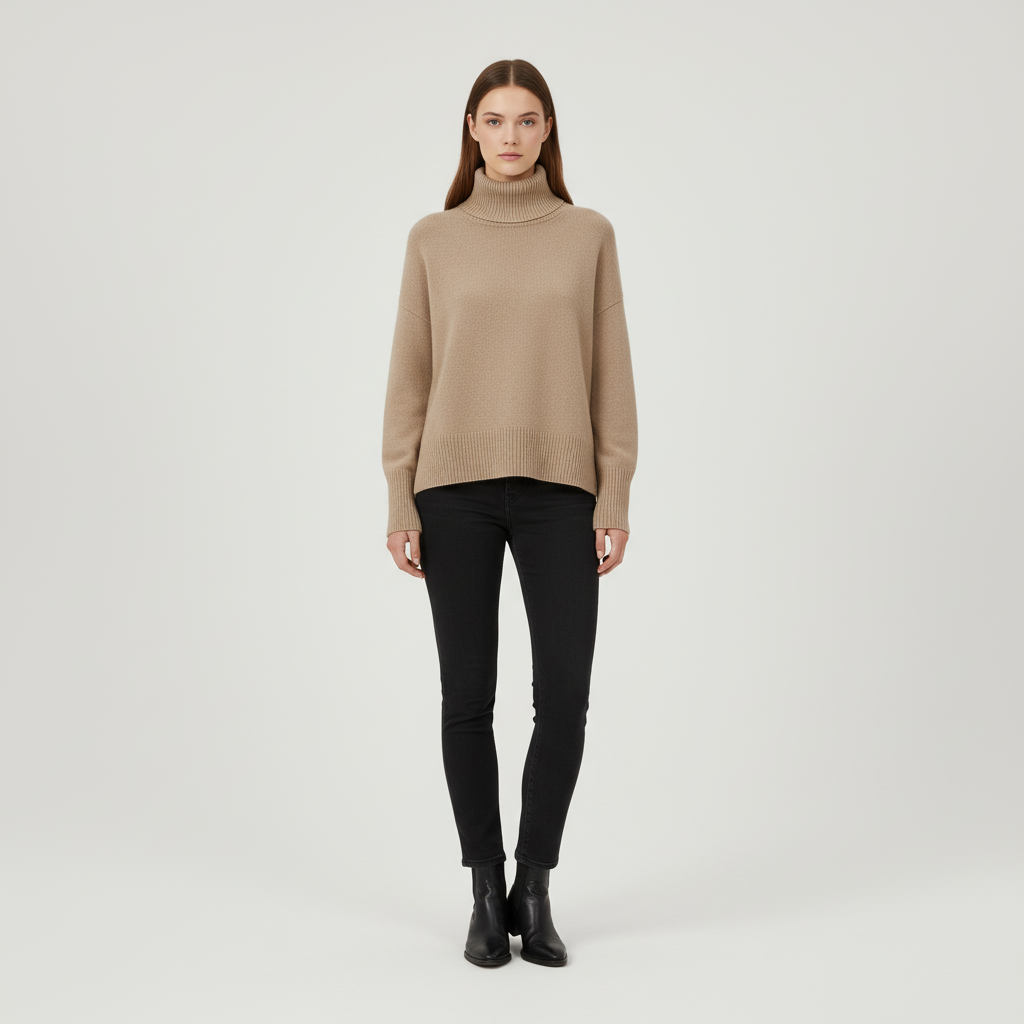 Women’s Oversized Turtleneck Sweater | Winter