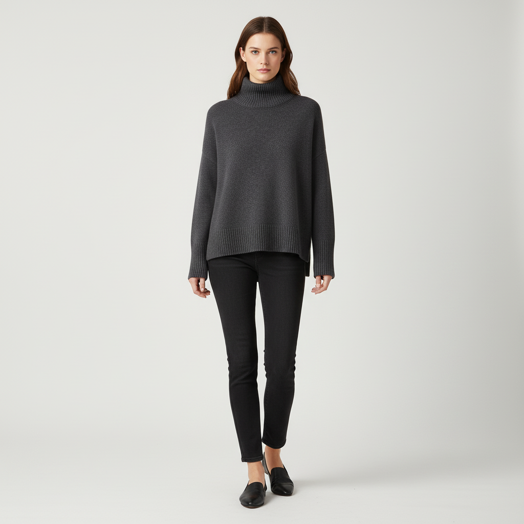 Women’s Oversized Turtleneck Sweater | Winter