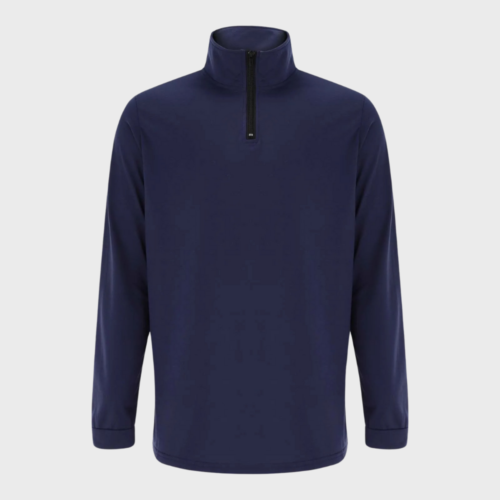 Men’s Slim Fit Long-Sleeve Sweater | Half-Zip