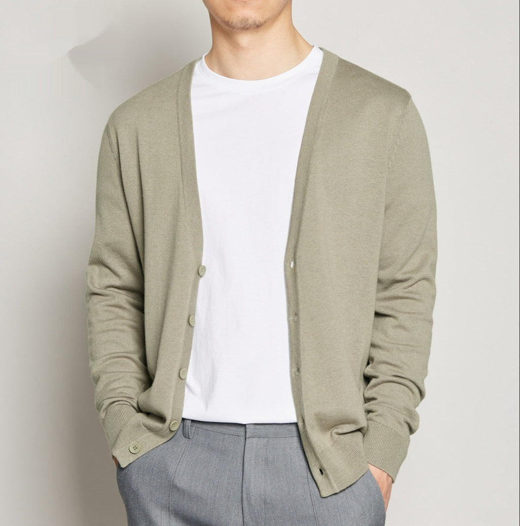 Men's Casual Cardigan | Button Closure