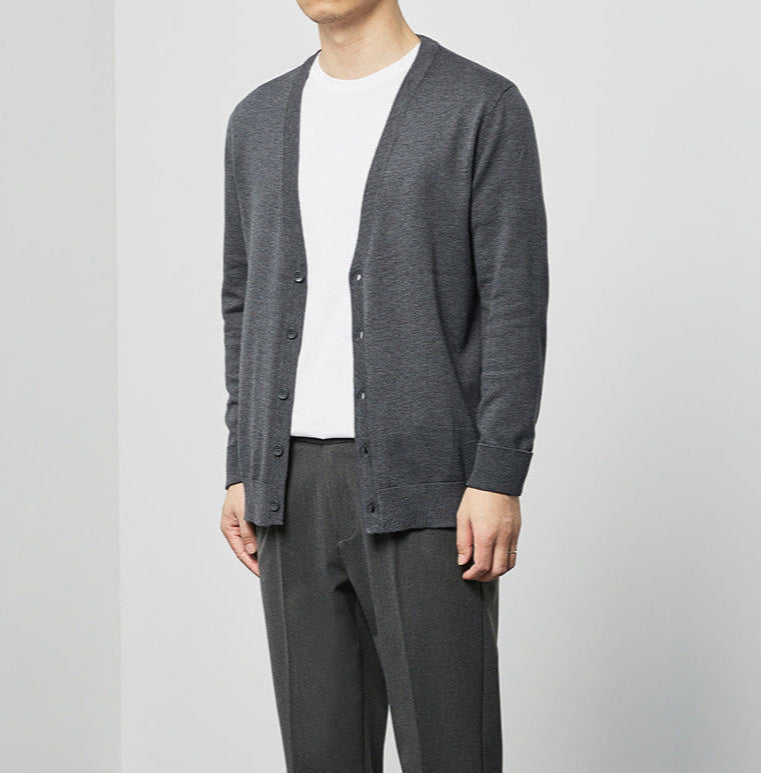 Men's Casual Cardigan | Button Closure