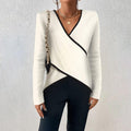 Women's Elegant Wrap Front Top | V-Neck