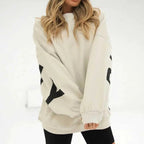 Women's Casual Back Print Sweater | Oversized Fit