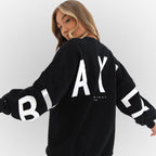 Women's Casual Back Print Sweater | Oversized Fit
