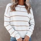 Women's Casual Striped Sweater | Fall