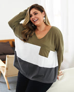 Women's Casual Waffle Knit Top | Long Sleeves