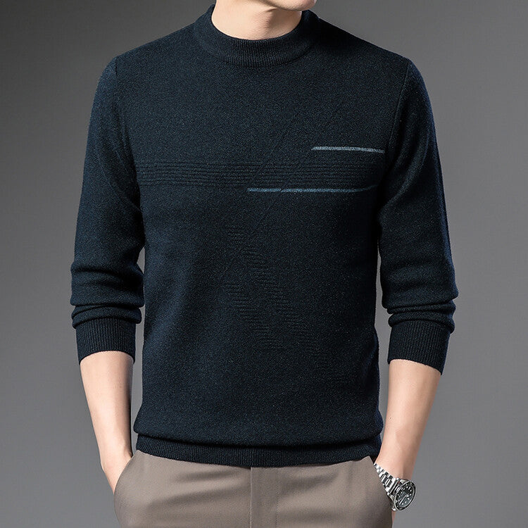 Men's Casual Round Neck Sweater | Fall