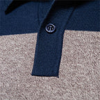 Men's Striped Knit Polo Sweater | Casual
