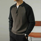 Men's Casual Quarter Zip Sweater | Collared