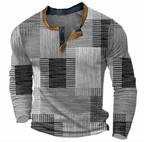 Men's Geometric Pattern Sweater | Casual