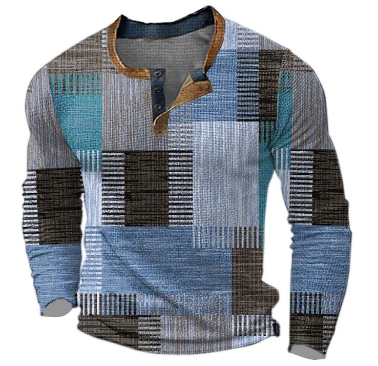 Men's Geometric Pattern Sweater | Casual