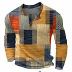 Men's Geometric Pattern Sweater | Casual