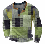 Men's Geometric Pattern Sweater | Casual
