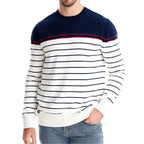 Men's Ribbed Trim Sweater | Stripe
