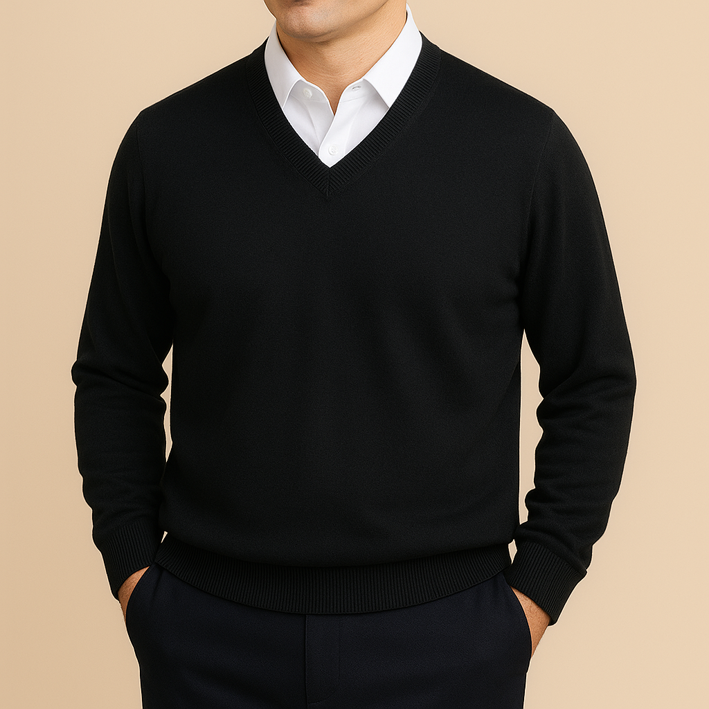 Men's Classic V-Neck Sweater | Casual