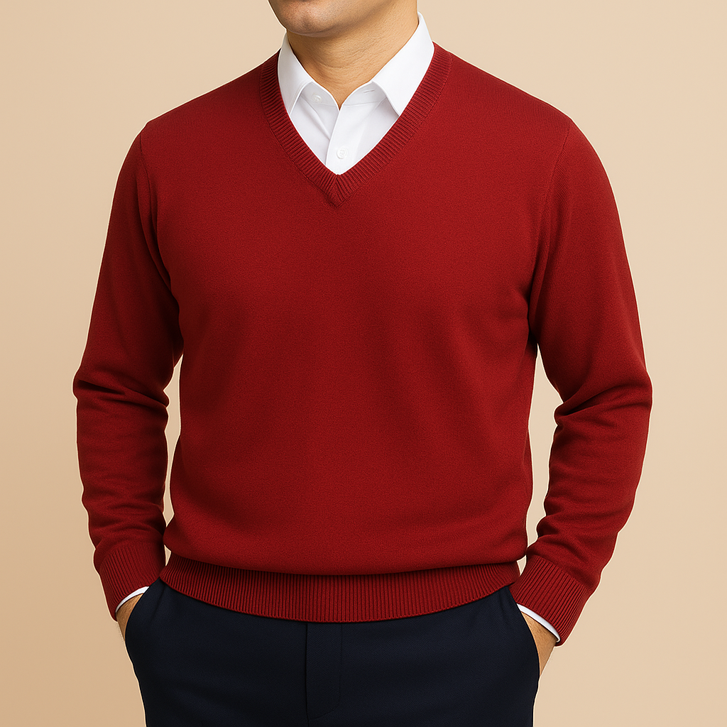 Men's Classic V-Neck Sweater | Casual