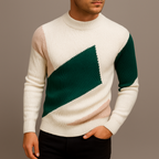 Men's Slim Fit Sweater | Geometric Pattern