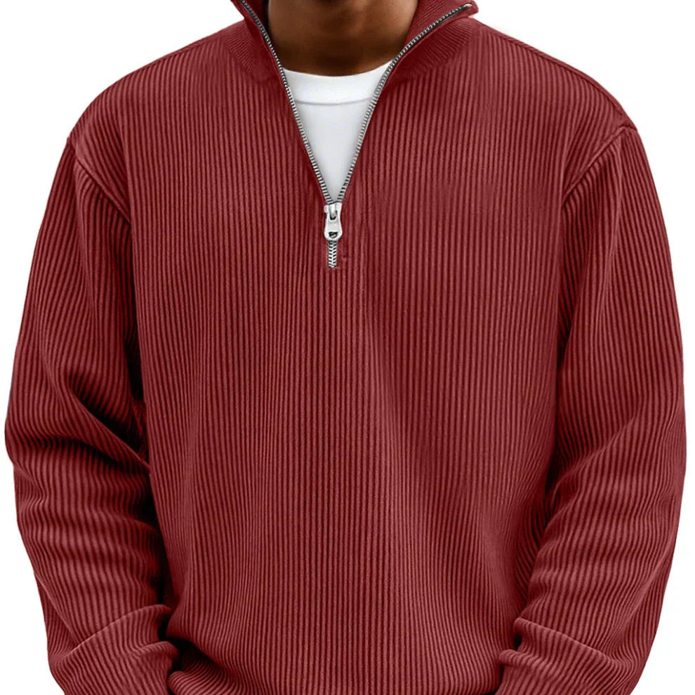 Men's Quarter Zip-Up Sweater | Casual