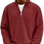 Men's Quarter Zip-Up Sweater | Casual