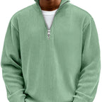 Men's Quarter Zip-Up Sweater | Casual