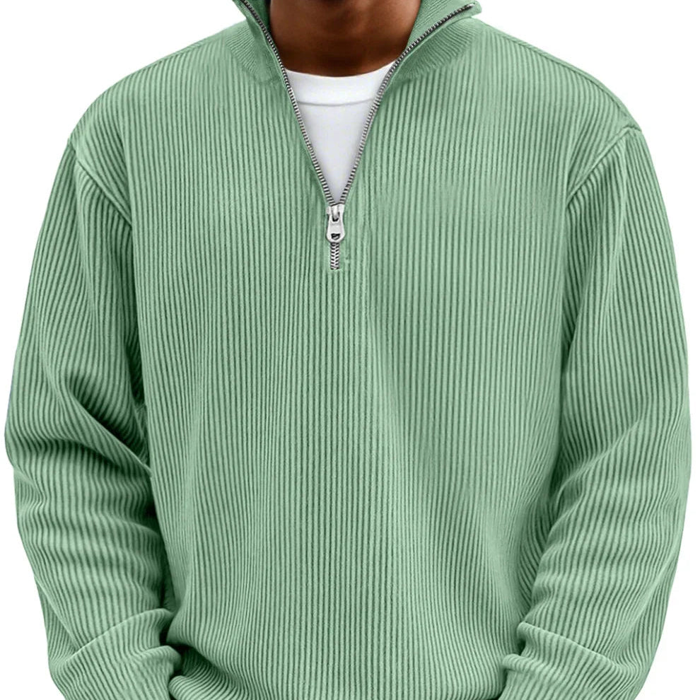 Men's Quarter Zip-Up Sweater | Casual
