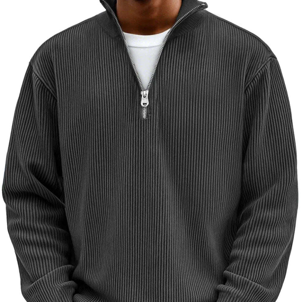 Men's Quarter Zip-Up Sweater | Casual