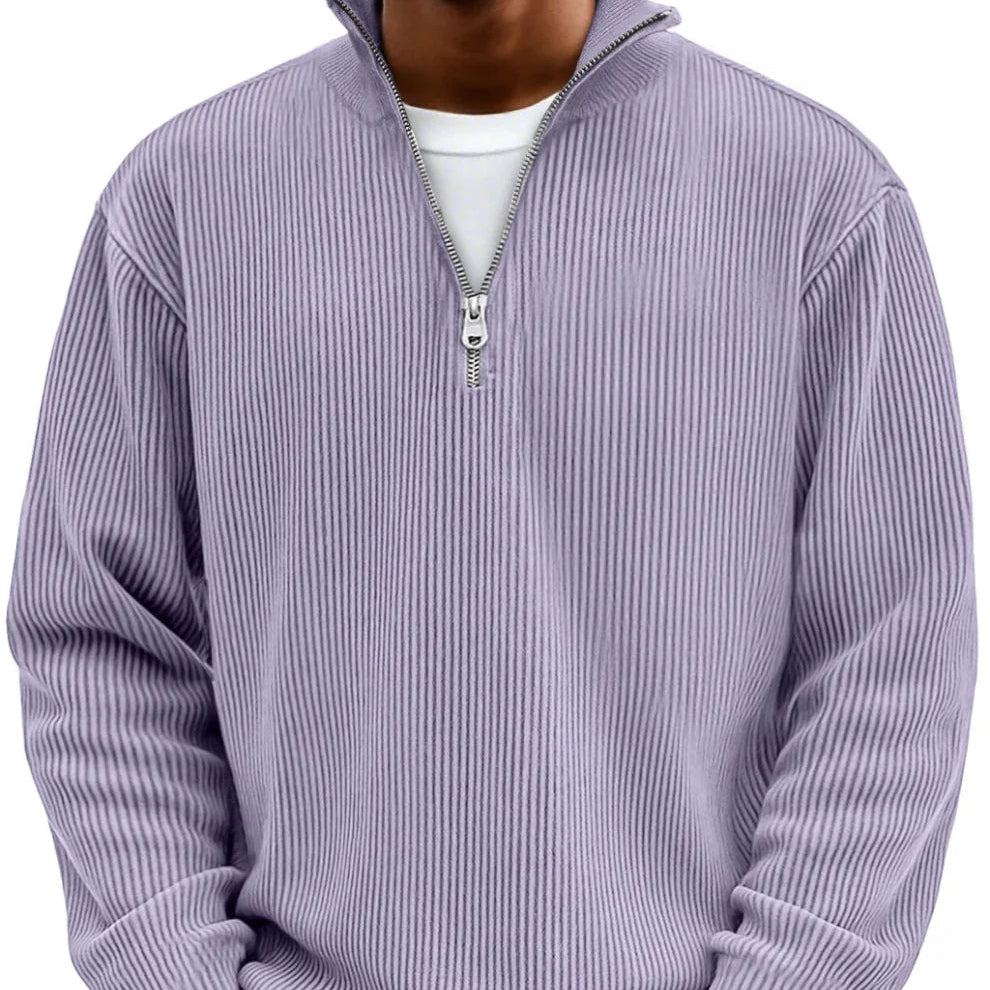 Men's Quarter Zip-Up Sweater | Casual