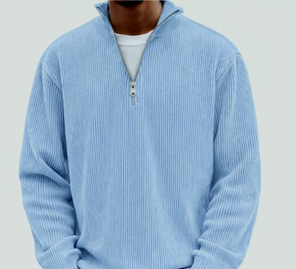 Men's Quarter Zip-Up Sweater | Casual