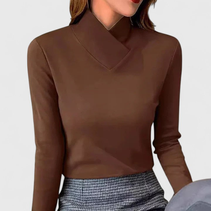 Women's Fitted Turtleneck Sweater | Elegant