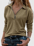 Women's Stylish Quarter Zip Sweatshirt | Casual