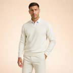 Men's Casual V-Neck Sweater | Slim Fit