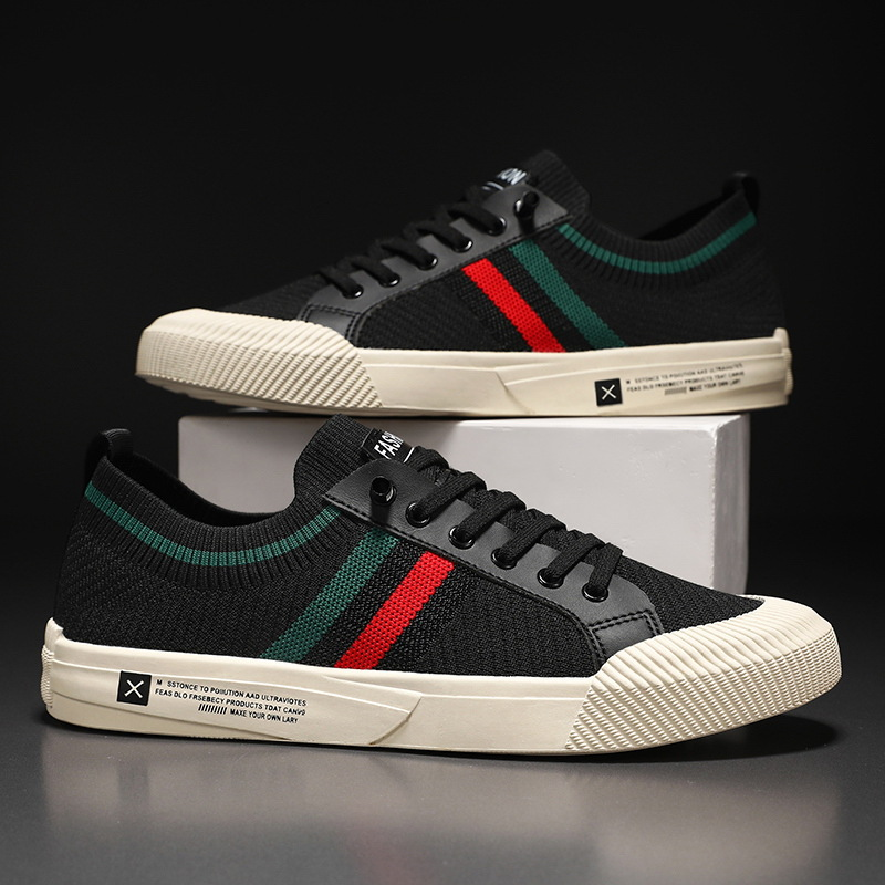 Men's Casual Streetwear Style Sneakers | Lace-Up
