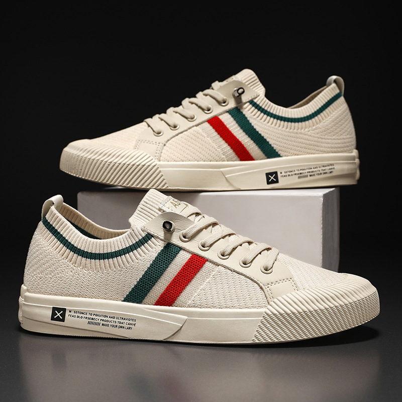Men's Casual Streetwear Style Sneakers | Lace-Up