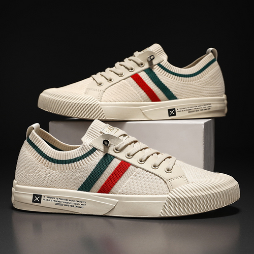 Men's Casual Streetwear Style Sneakers | Lace-Up