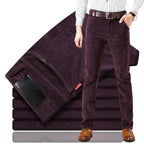 Men’s Formal Textured Trousers | Straight-Fit