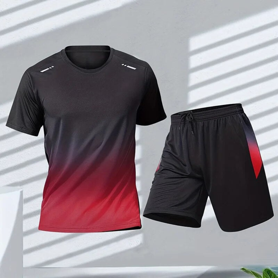 Men's Activewear T-Shirt and Shorts Set | Matching