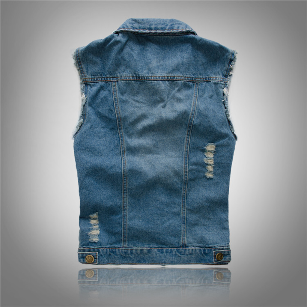 Men's Casual Button Up Vest | Sleeveless