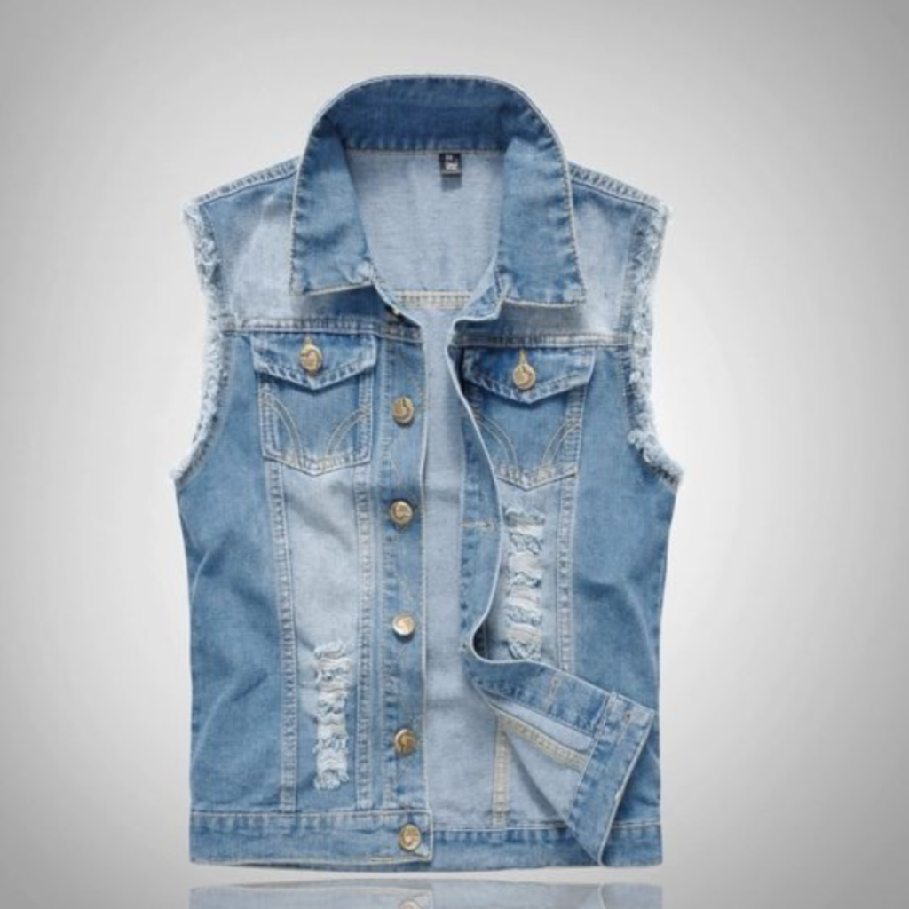 Men's Casual Button Up Vest | Sleeveless