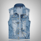 Men's Casual Button Up Vest | Sleeveless