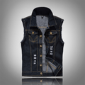 Men's Casual Button Up Vest | Sleeveless