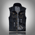 Men's Casual Button Up Vest | Sleeveless