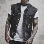 Men's Casual Button Up Vest | Sleeveless