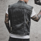 Men's Casual Button Up Vest | Sleeveless