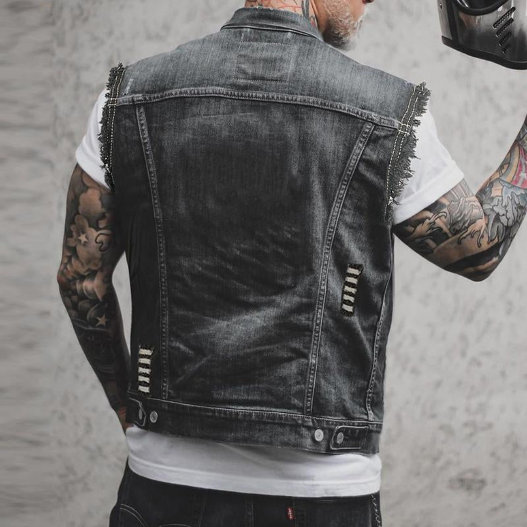 Men's Casual Button Up Vest | Sleeveless