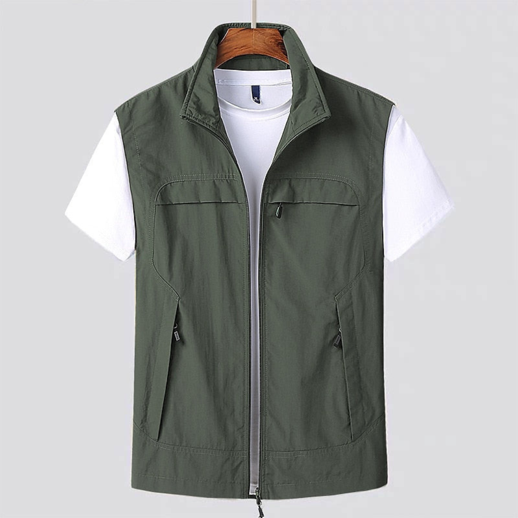Men's Casual Vest | Full-Zip