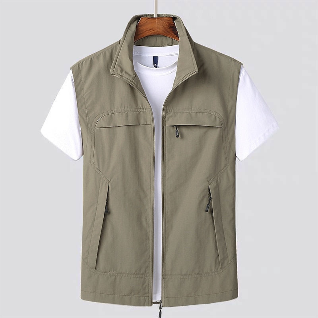 Men's Casual Vest | Full-Zip