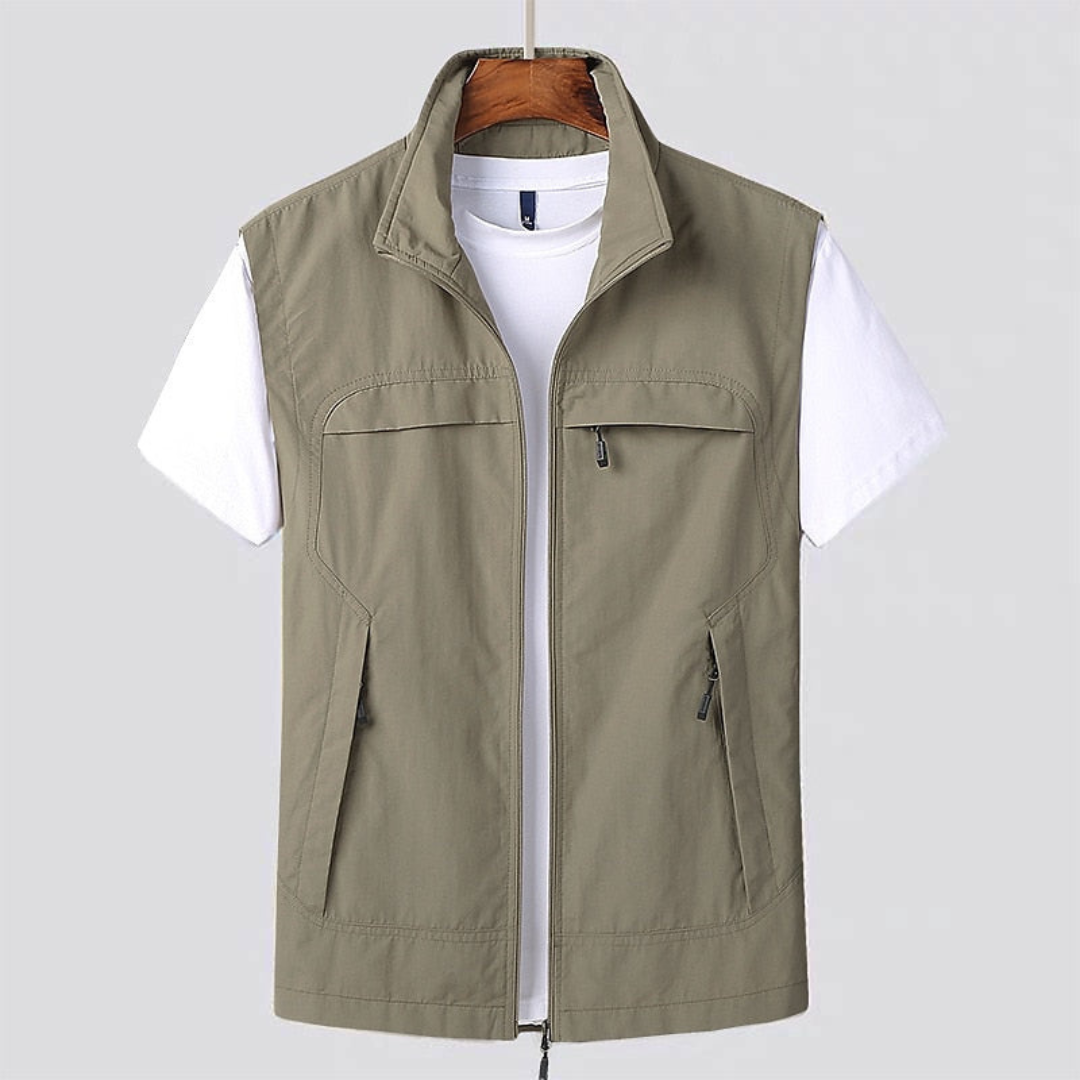 Men's Casual Vest | Full-Zip